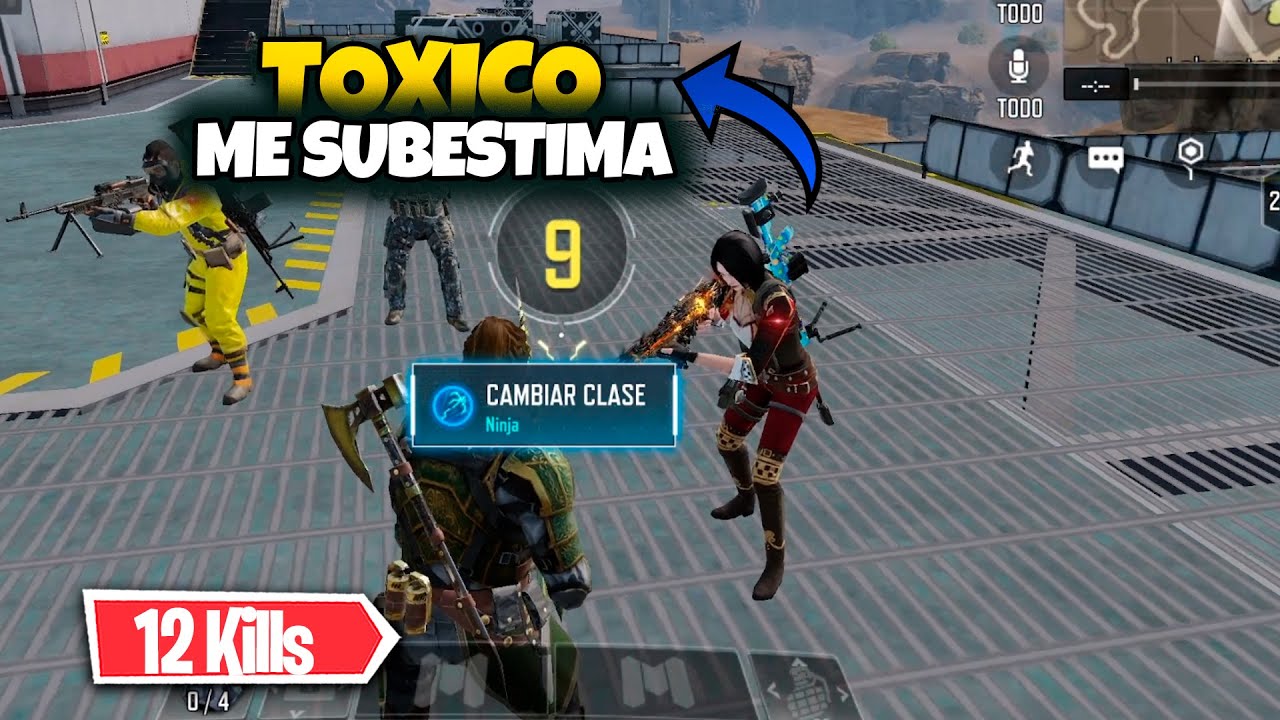 T0X1CO ME SUBESTIMA Y ESTO PASO EN ESTA PARTIDA DE BATTLE ROYALE EN COD MOBILE
