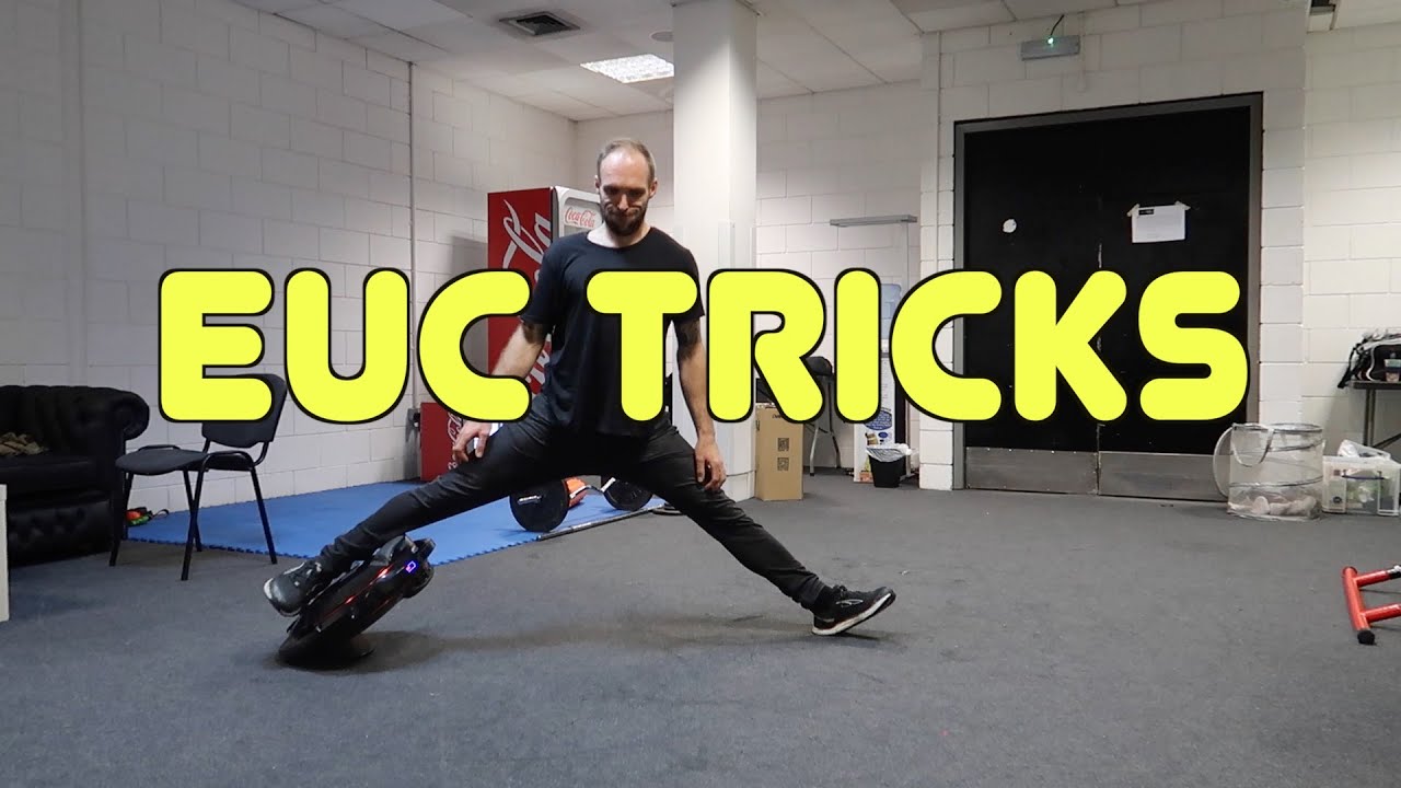 EUC Electric Unicycle Tricking Session Take 1