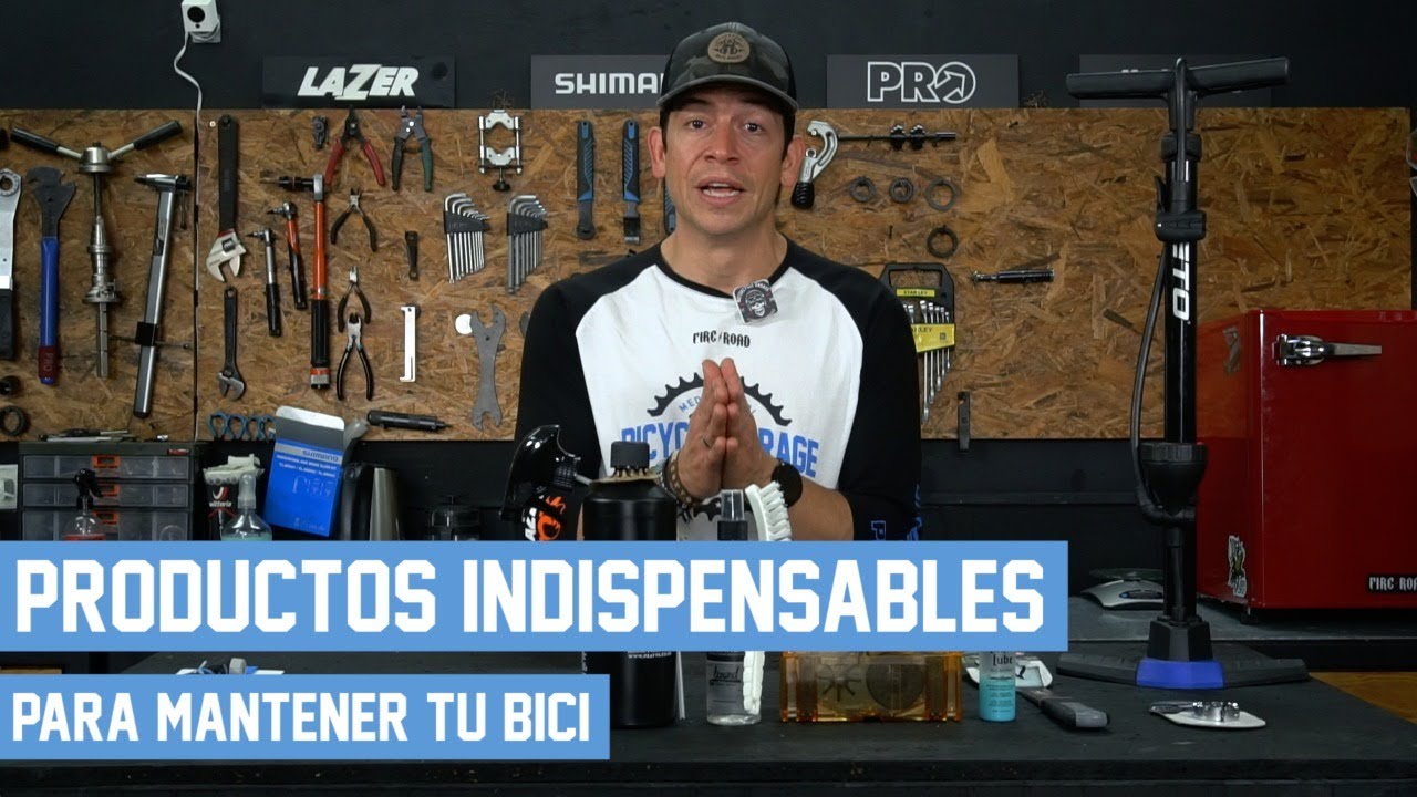 ✅ PRODUCTOS INDISPENSABLES que debes tener en casa para mantener tu bici
