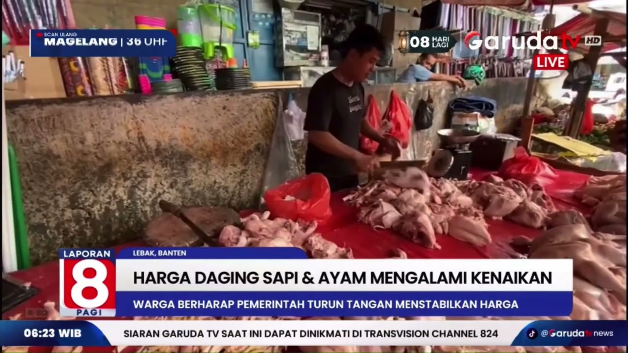 JELANG IMLEK, HARGA DAGING TEMBUS 180 RIBU PER KG