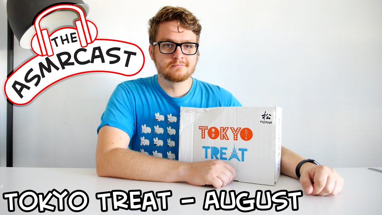 ASMR Unboxing & Tasting Japanese Sweets - Tokyo Treat - August 2015