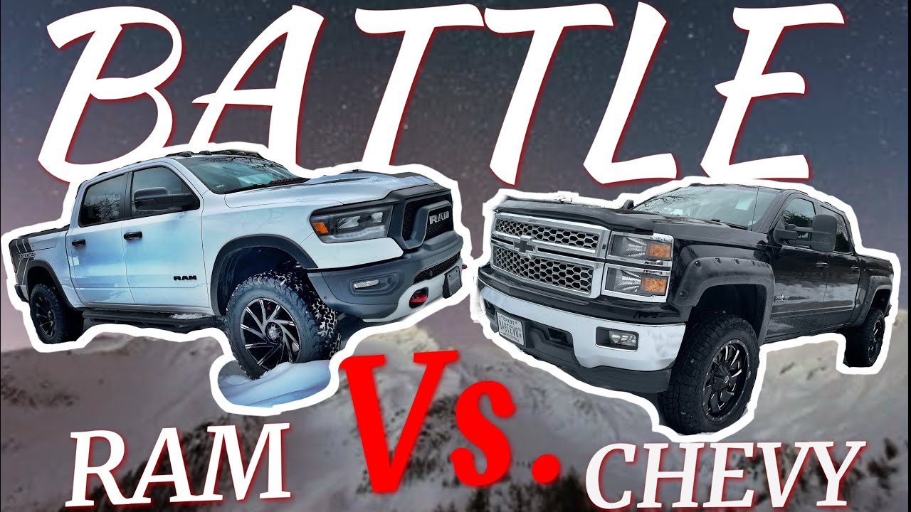 Ram Rebel против Chevrolet Silverado: испытание на сноу-хилл