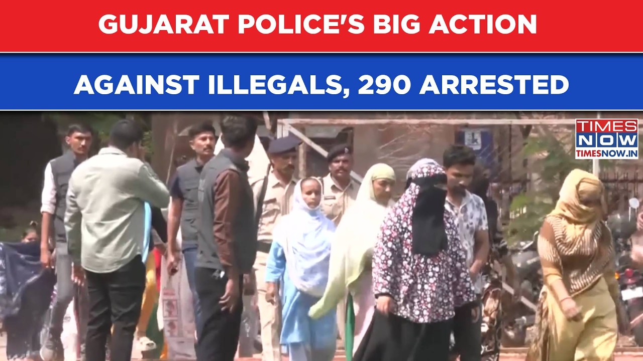 Operation Delta Hunt: Gujarat Police's Big Action Against Illegal Bangladeshis; 290 Arrested | WATCH