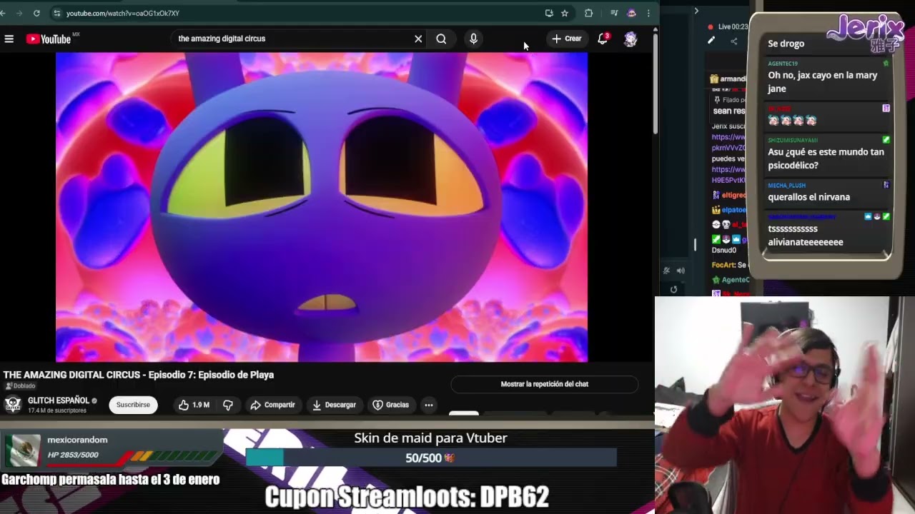 Video reaccion: THE AMAZING DIGITAL CIRCUS - Episodio 7: Episodio de Playa de @GLITCH