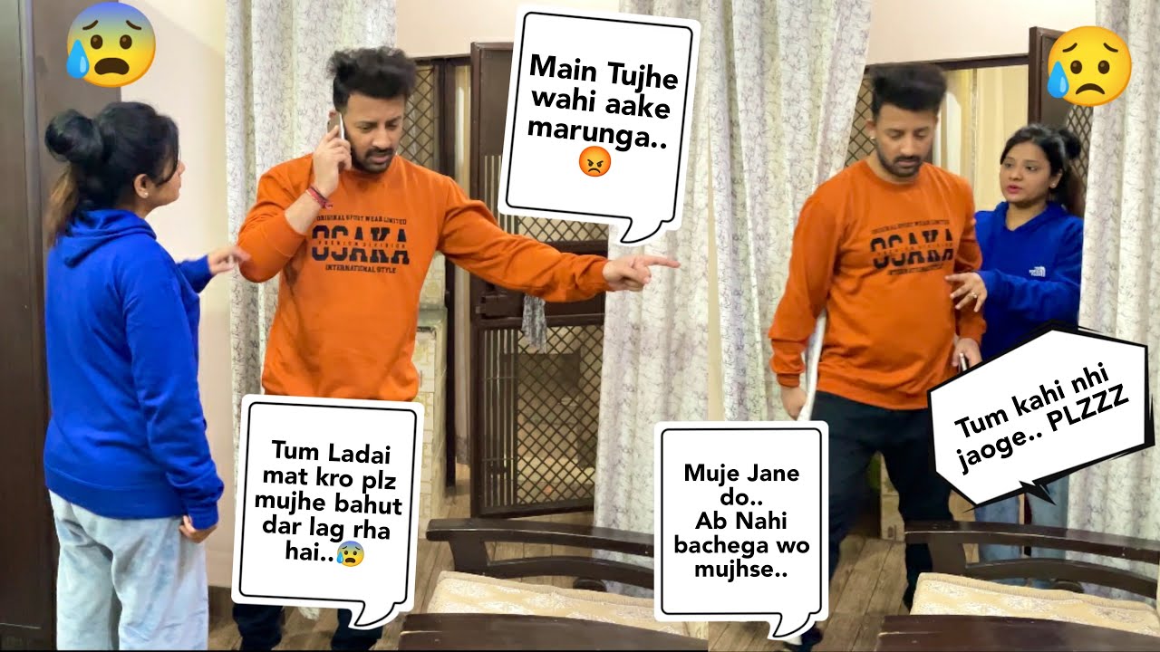 Best Fighting Prank on Wife || Prank Gone Wrong || Prank on Indian Wife || lucky parul 