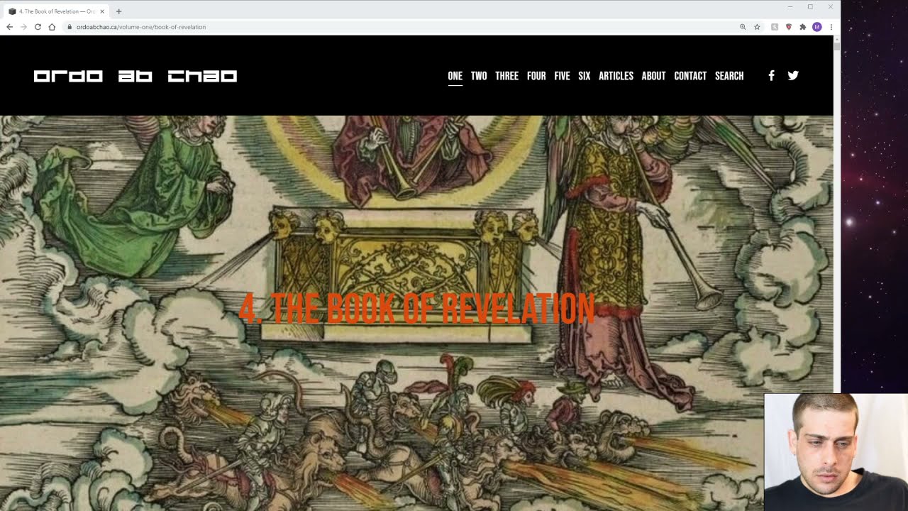 (Pt. 5) ORDO AB CHAO by David Livingstone Volume I - The Book Of Revelation (Occult History)