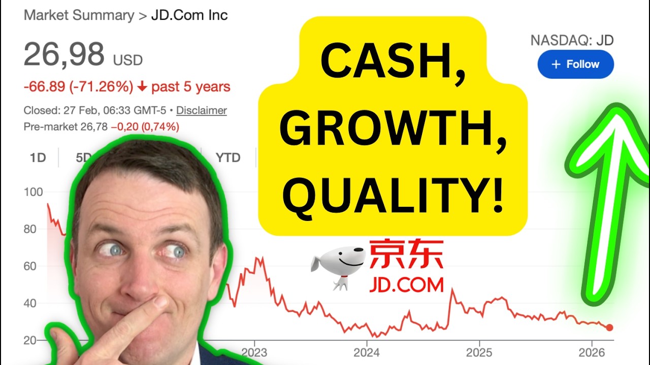Акции JD — выгодная покупка! Очень похоже на перспективную компанию! NASDAQ: JD