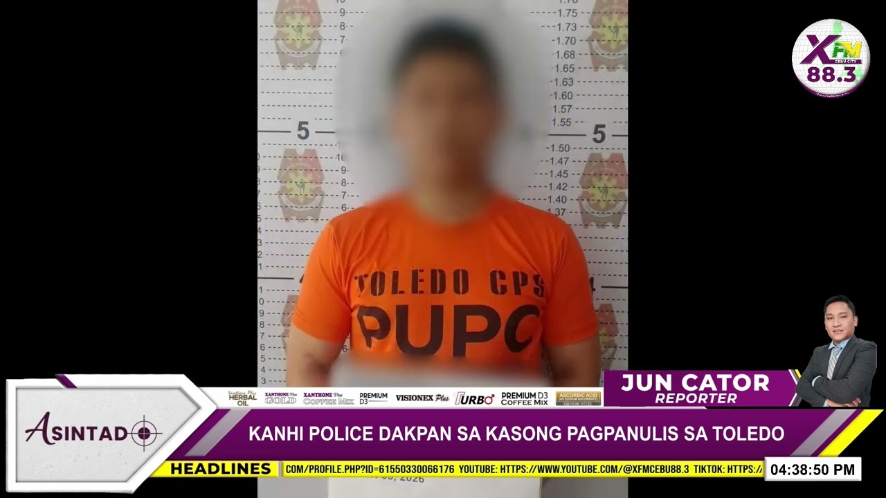 KANHI POLICE DAKPAN SA KASONG PAGPANULIS SA TOLEDO