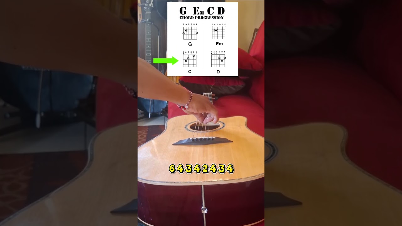 Melatih Petikan Gitar Pakai Nada Dasar Chord Mudah🤗🤗🤗