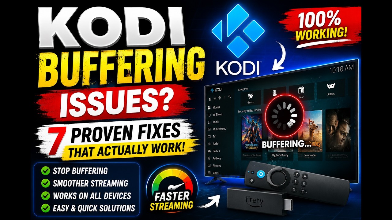 How to Fix Kodi Buffering Issues( 2026)