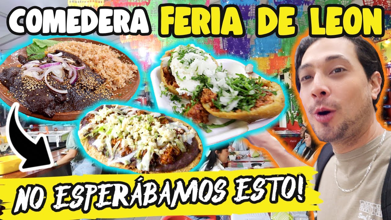 PROBANDO LA COMIDA de la FERIA DE LEÓN! 🤤🇲🇽✅