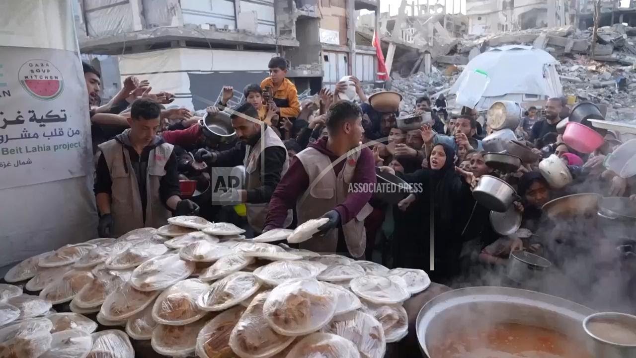 Desperate wait for food in Gaza as Israeli aid blockade continues