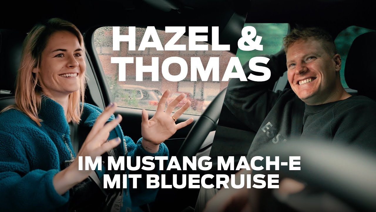 Hazel & Thomas Hörerlebnis im Mustang Mach-E mit BlueCruise