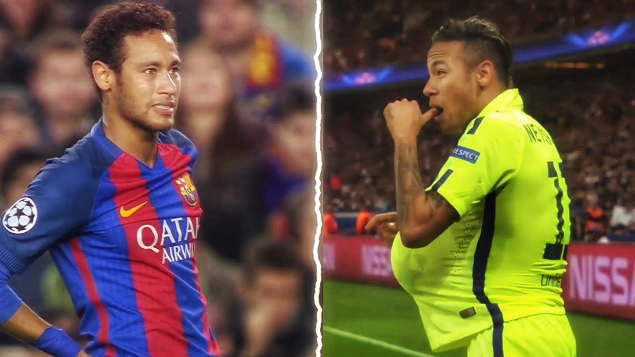 Neymar JR UCL  - Slow Motion | 4K UPSCALED SCENEPACK
