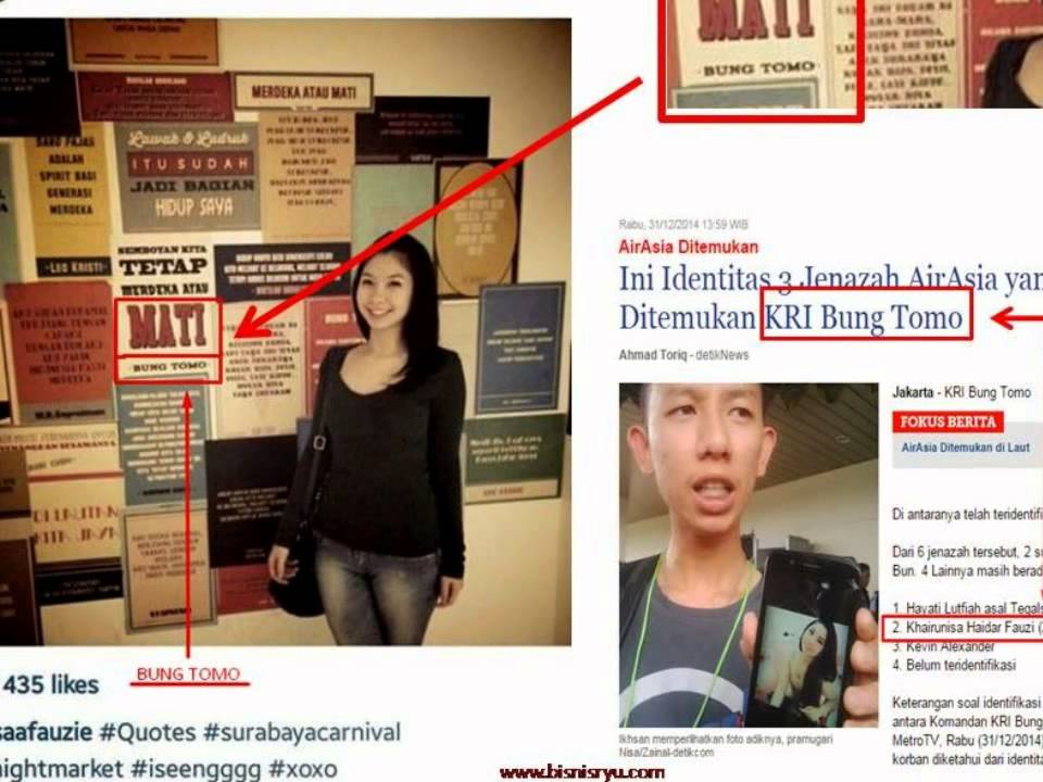 MISTERI ANEH dibalik foto - foto terakhir Pramugari Air asia QZ8501 Khairunisa Fauzi