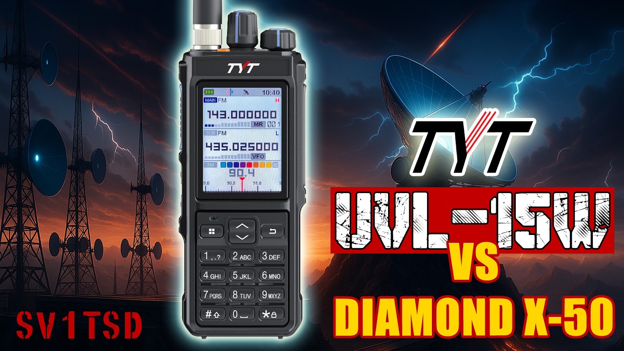 TYT UVL-15W против Diamond X50: выдержит ли он такую ​​мощность?