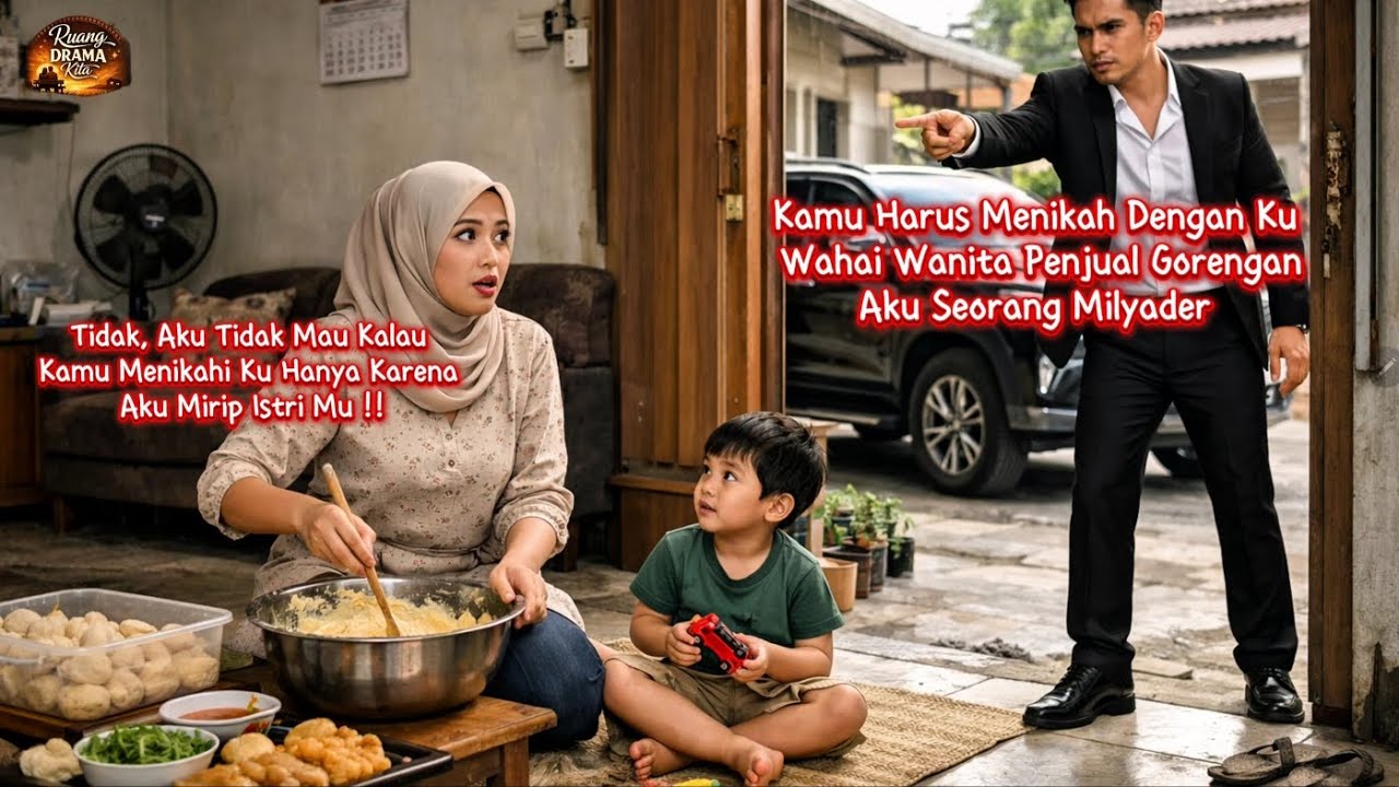 Lihat Ending Nya, Perjuangan Janda Cantik Penjual Gorengan Yang Menolak Cinta Sang Pria Milyader 
