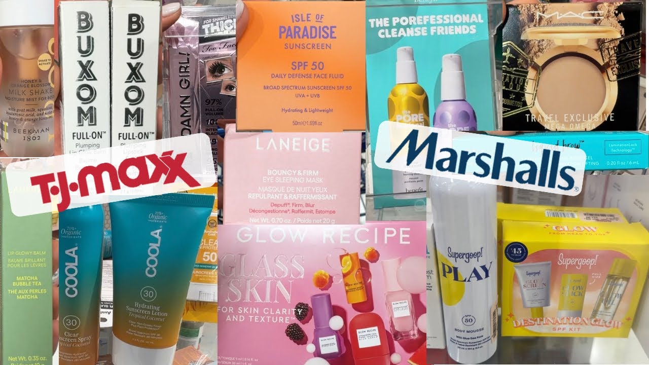 NEW MAKEUP AT TJMAXX & MARSHALLS | SUNSCREEN JACKPOT! MAKEUP, SKINCARE & MORE!