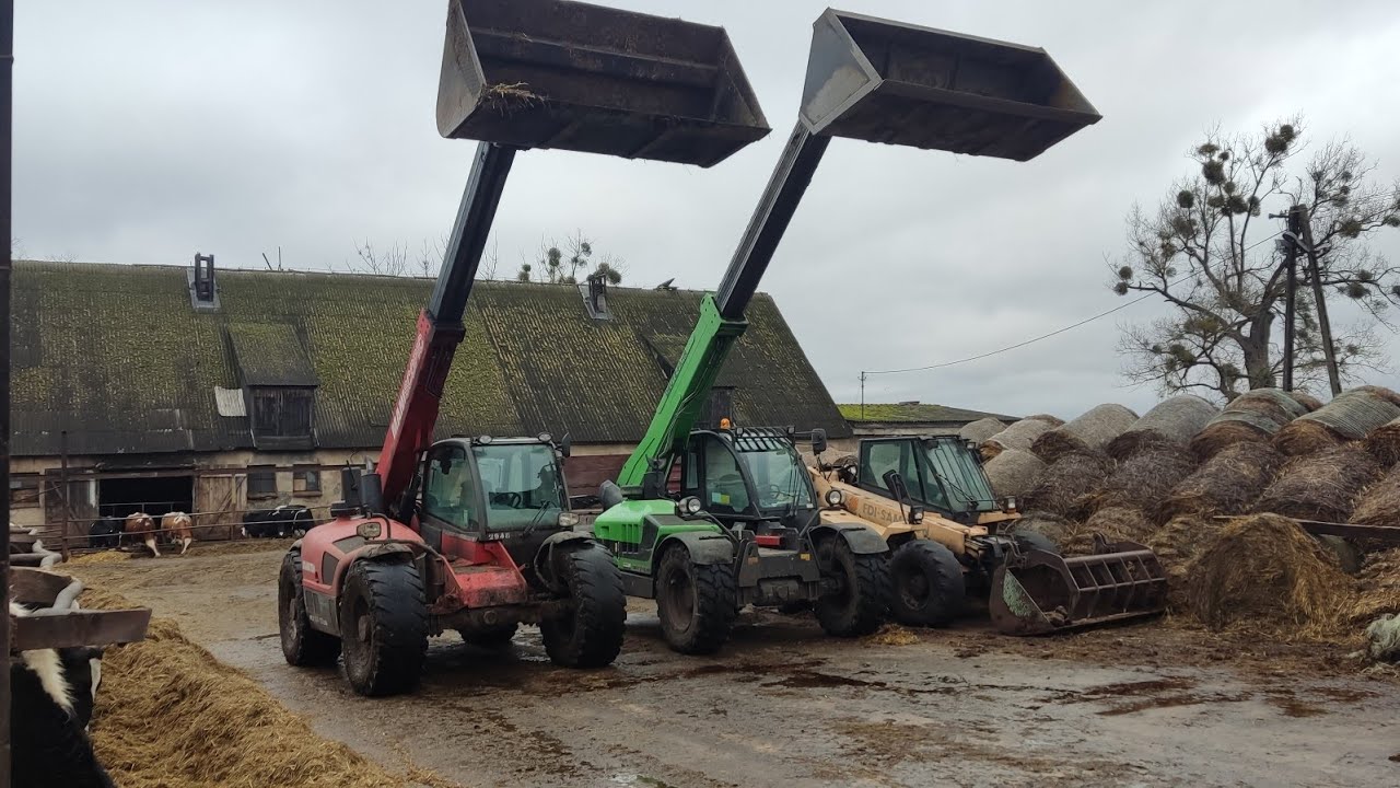 Ładowarki teleskopowe#bobcat #manitou #deutzfahr @fitfarmer