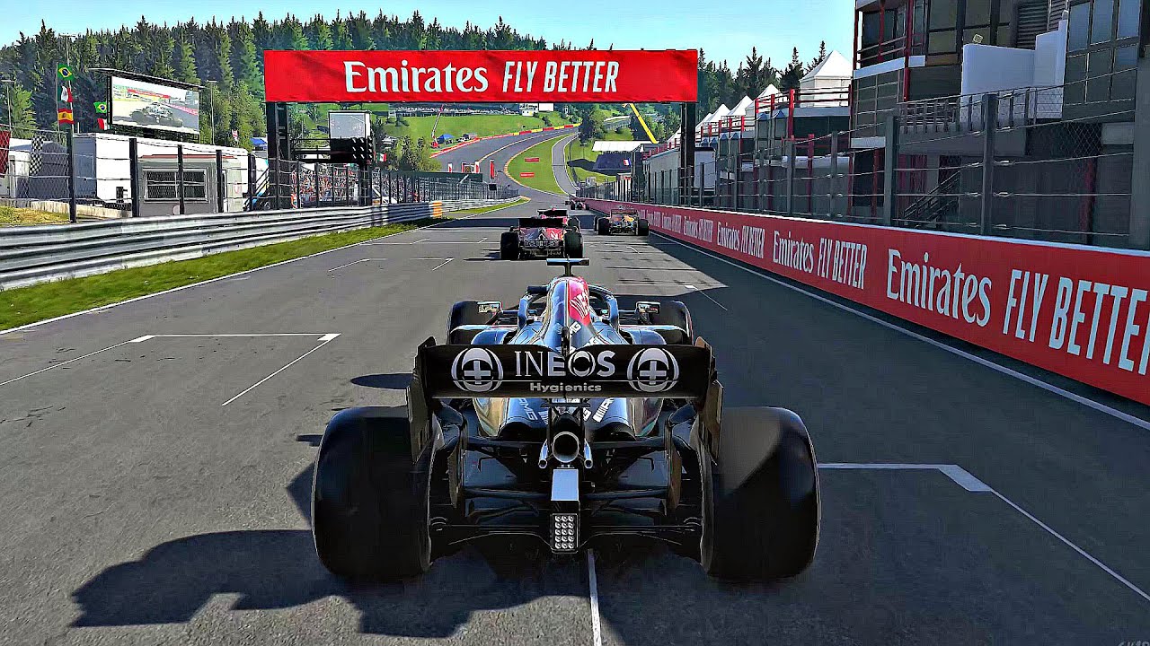 F1 2021 - Gameplay Mercedes-AMG F1 W12 E Performance @ Spa-Francorchamps [4K 60FPS ULTRA]