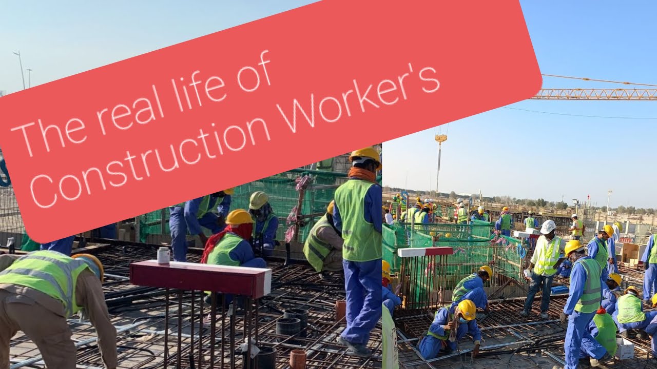 The Real Life of Construction Workers here in Middle East(UAE) 24/7