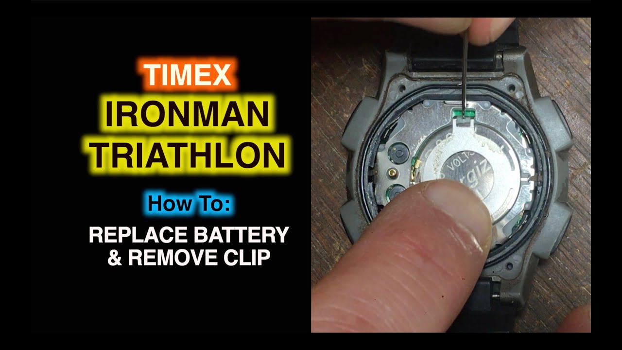 Замена батареи для часов Timex Ironman Triathlon — Shock T5K196 и других