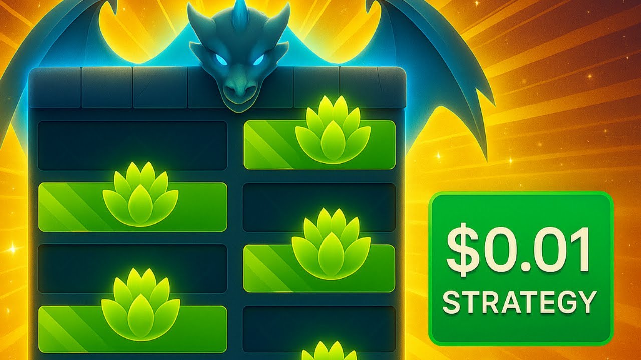 $500 PROFIT with this $0.01 STRATEGY on DRAGON TOWER....