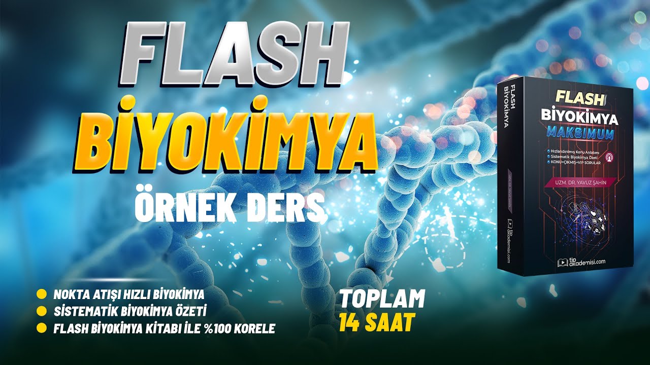 Flash Biyokimya - Yağ Asidi Yıkımı ve Keton Metabolizması | Dr. Yavuz ŞAHİN