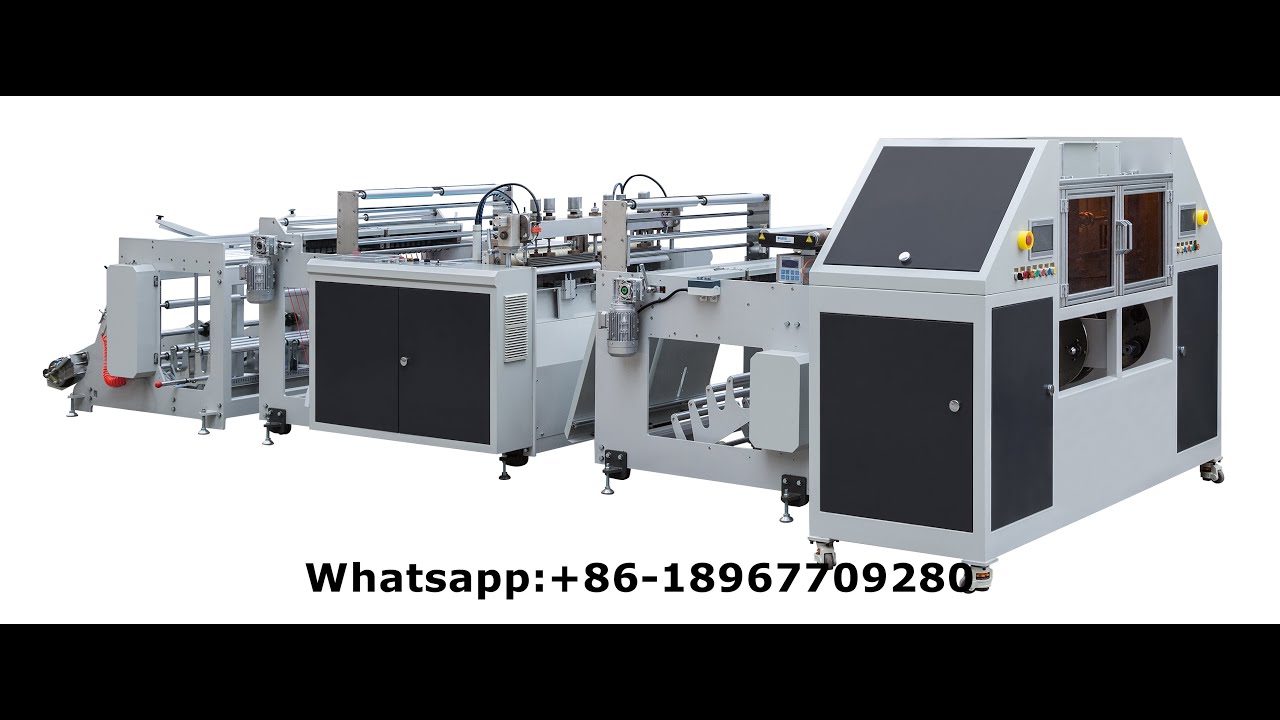 2019 Chinaplas exhibition with core vegetable bag on roll machine