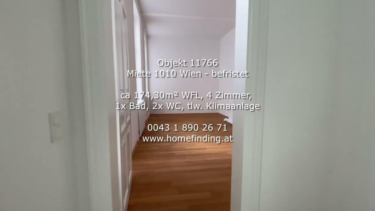 11766 Miete 1010 Wien - befristet