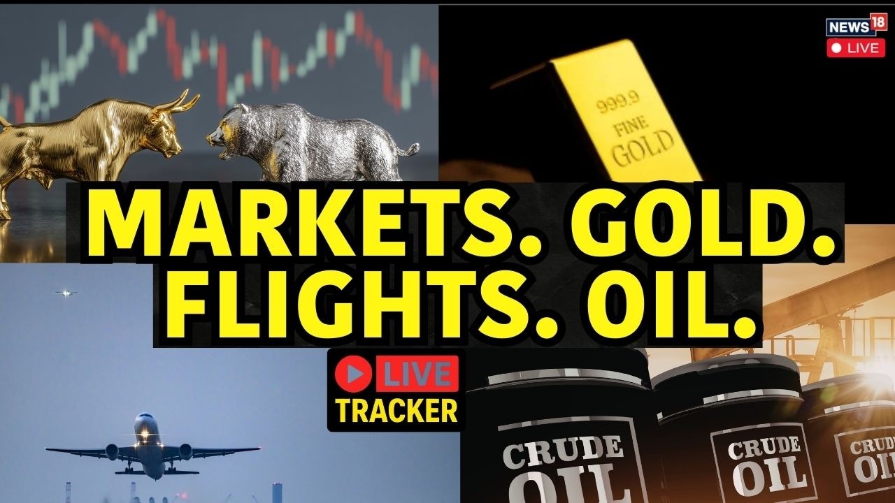 MARKET CRASH: Oil Hits $82, Gold Soars & 1,000+ Flights Cancelled | Iran Vs Isarel | LIVE TRACKER