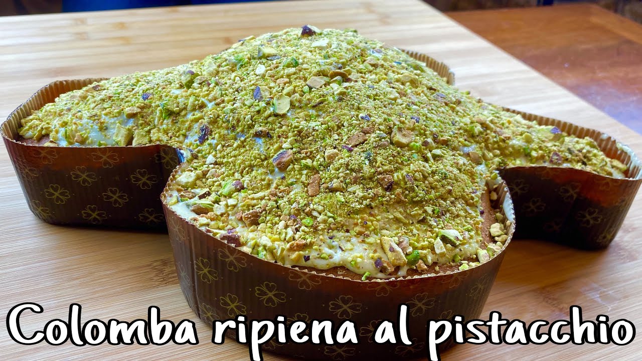 COLOMBA DI PASQUA AL PISTACCHIO | senza lievitazione