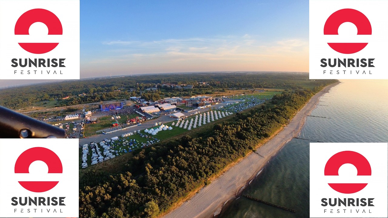 Sunrise Festival 2024 Piatek. Paralotnią ponad festiwalem w Bagiczu