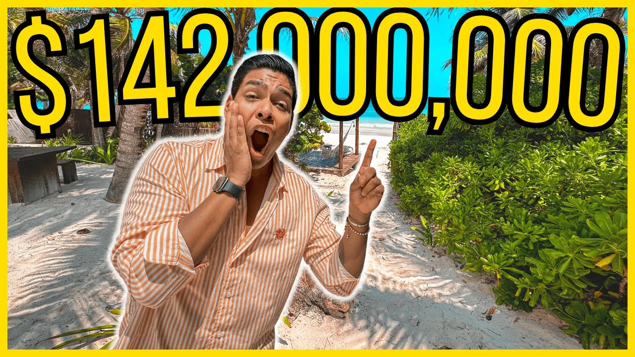 LUJOSA CASA en la PLAYA de TULUM por $142,000,000🔥
