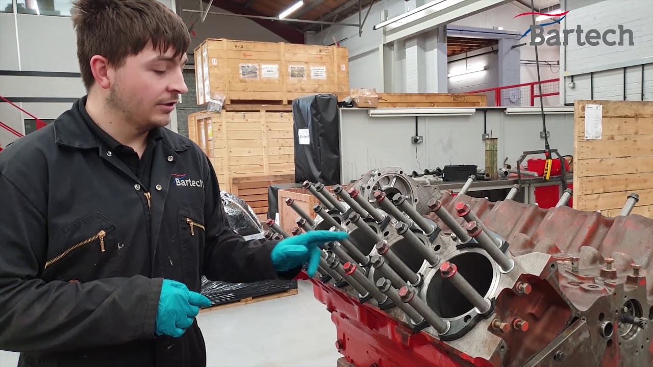 Iveco 8281 SI 15 engine cylinder block pressure testing