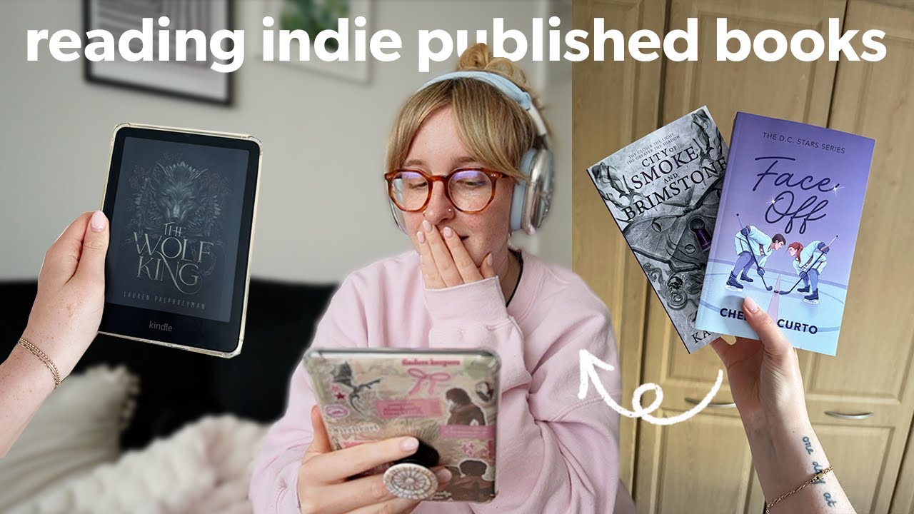 Reading indie/self-published books 📖 reading vlog