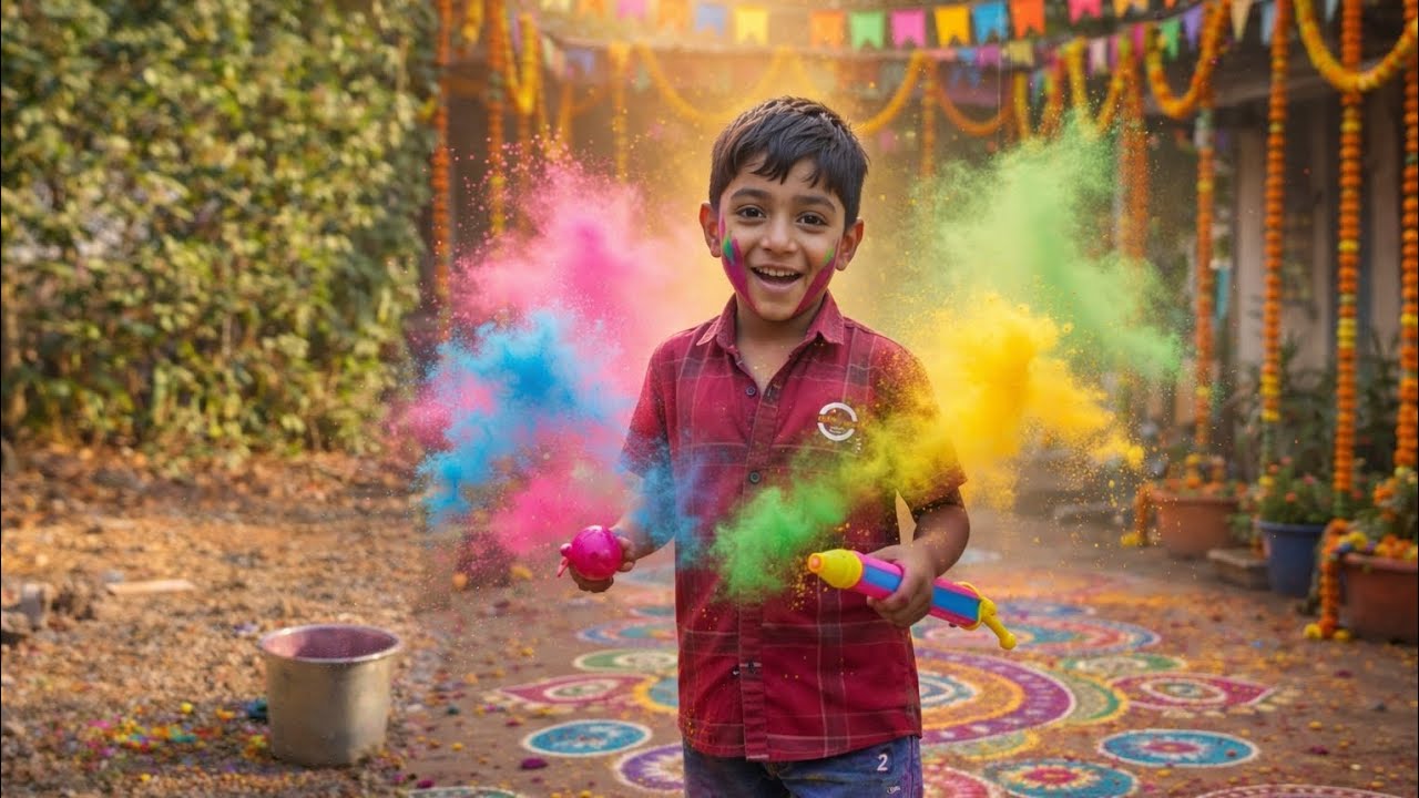 Happy Holi  Kana ke taraf se