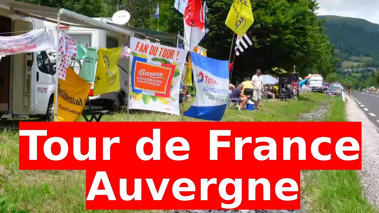 Saint Jacques des Blats in der Auvergne mit Tour de France
