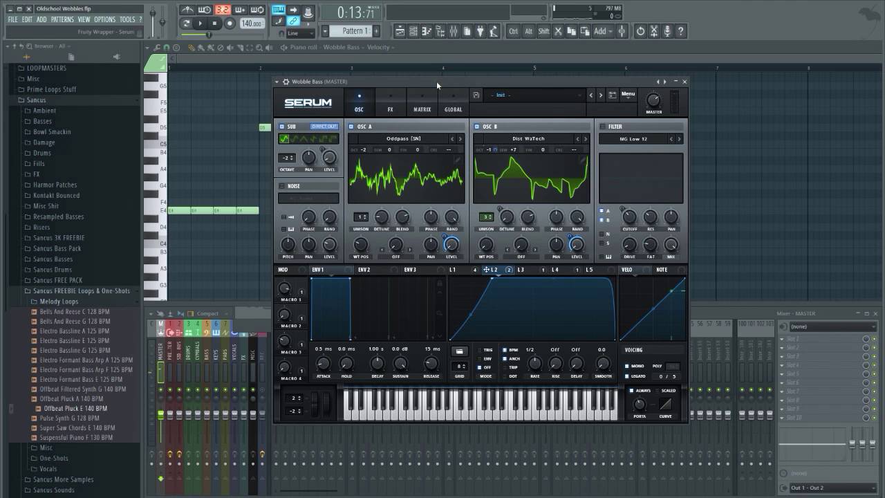 Simple Oldschool Wobble with Advanced Modulation Serum [Sancus]
