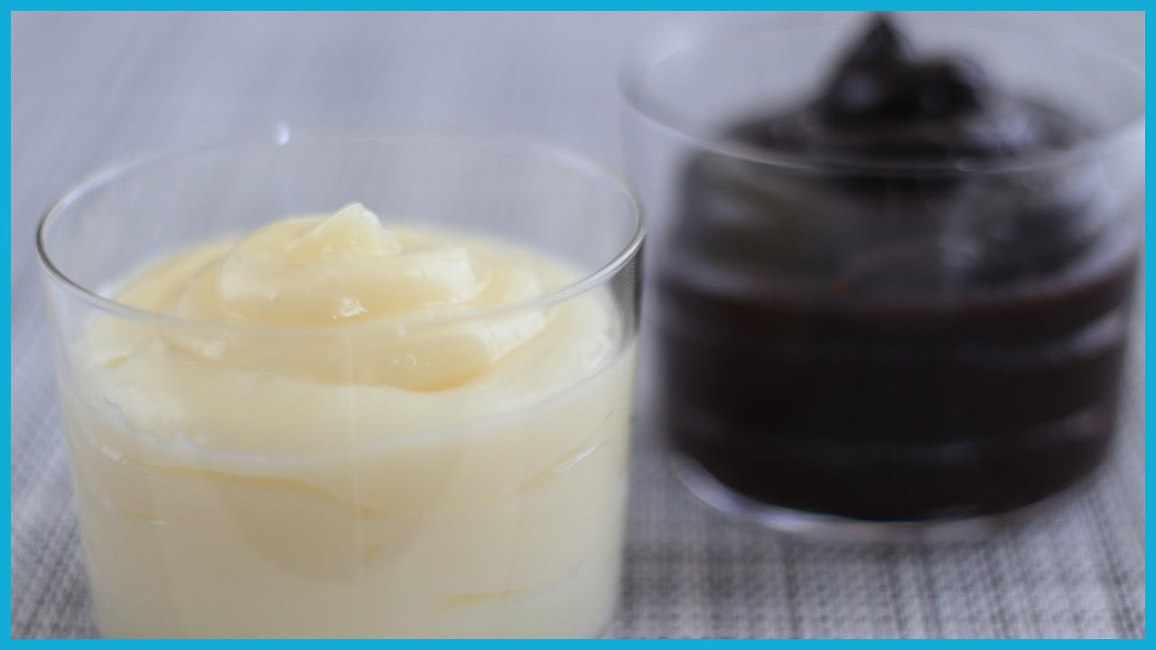 CREMA PASTICCERA senza Uova vaniglia e cioccolato - Torte italiane