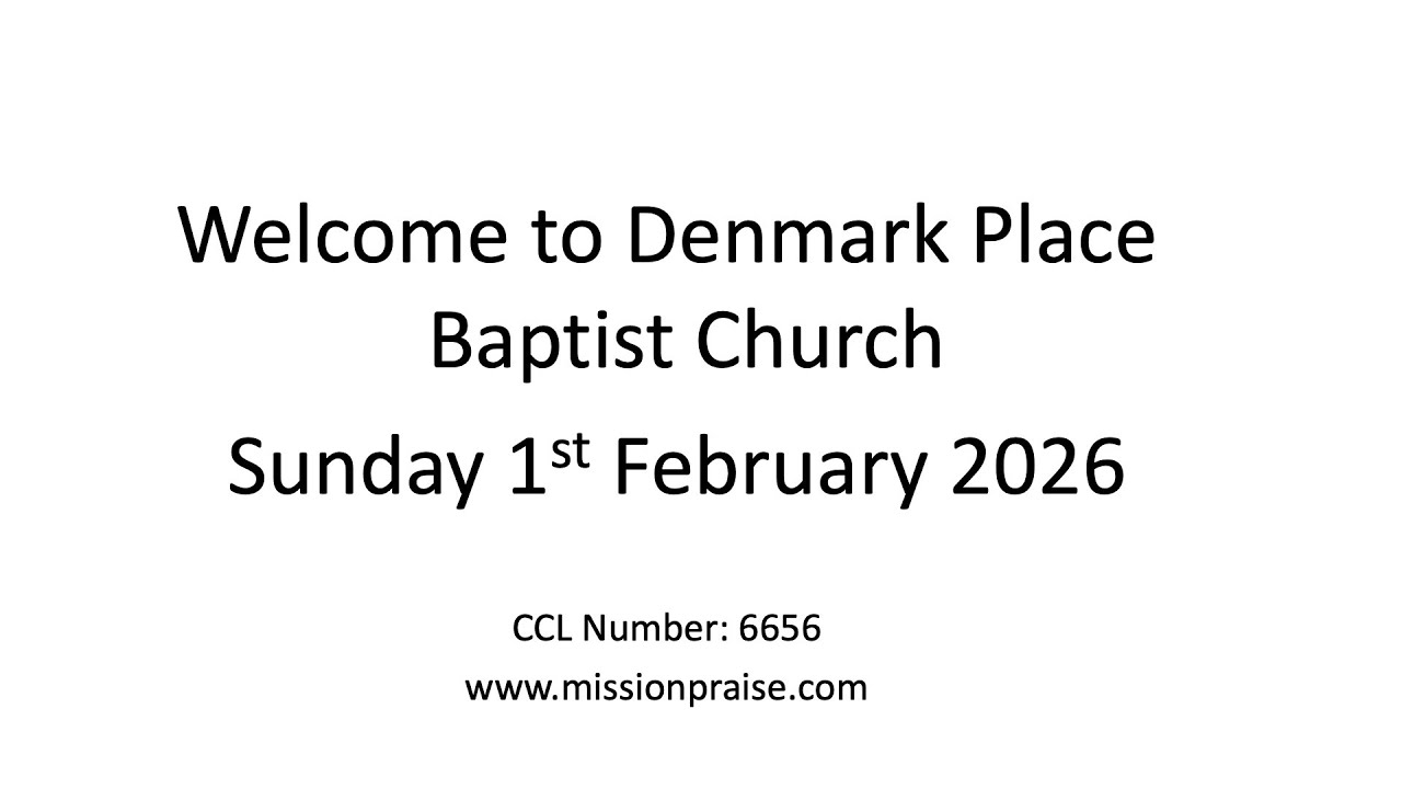 Sunday Service 1st February 2026