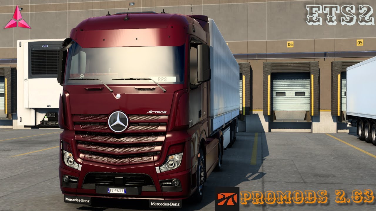 4K|| ETS2 || PROMODS 2.63 || MercedesBenz Actros MP4 | Mostar [BIH] To Zagreb [HR]