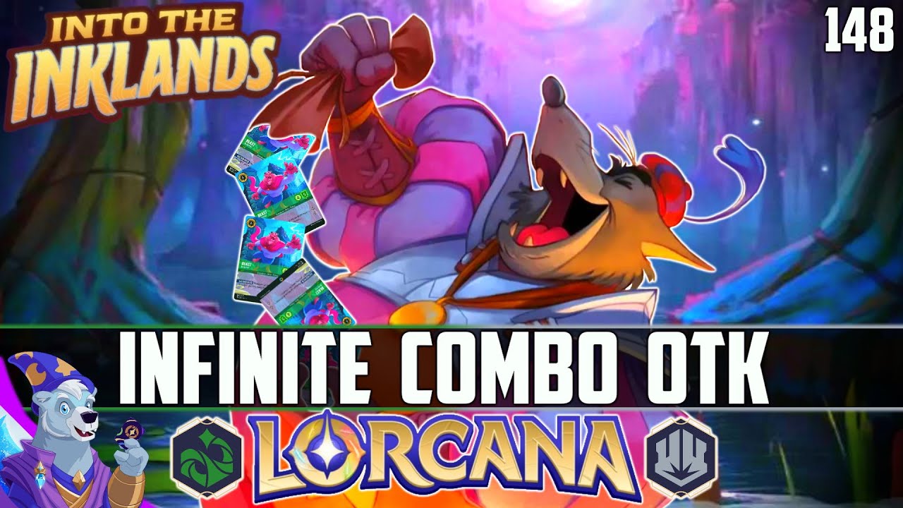 ANOTHER INFINITE Combo OTK! 🟢⚪ [Disney Lorcana Gameplay]