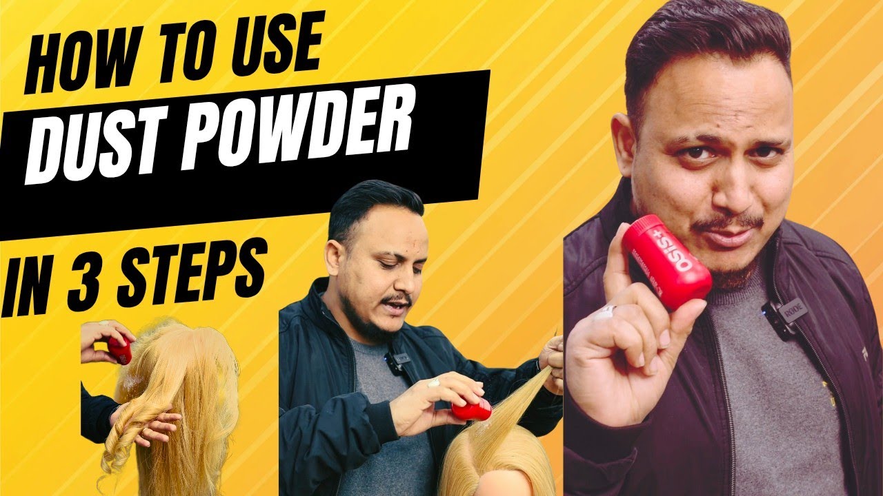 how to use dust volumizing powder / dust powder use in hairstyling / osis dust powder uses