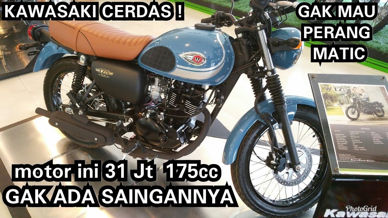 KAWASAKI W175 SE 2019 WARNA BARU READY BIRU