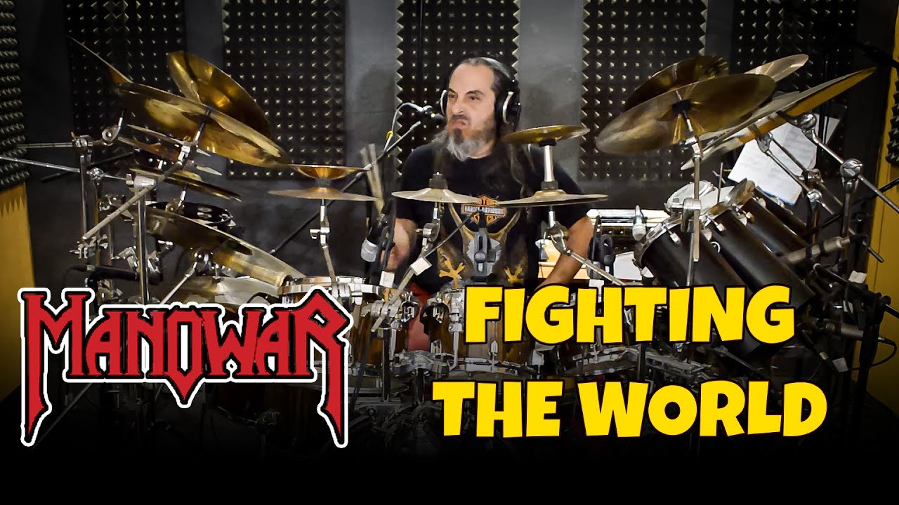 MANOWAR Fighting the world drum cover by Stamatis Kekes