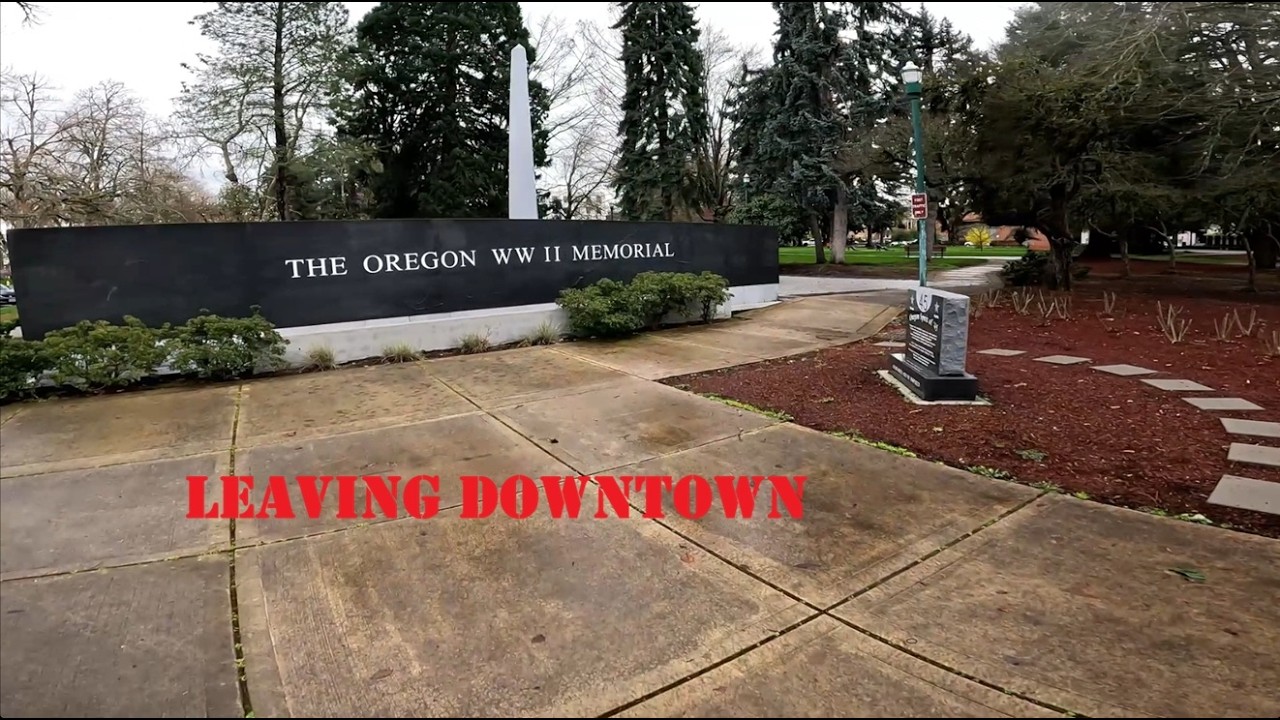 Riding Out Of Downtown Salem