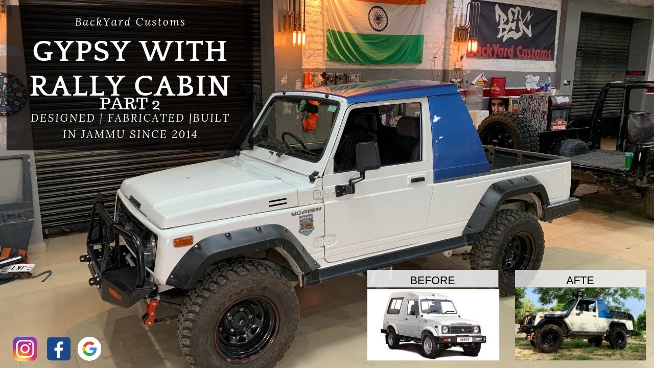 BYC JAMMU | Rally Cabin Gypsy | Part-2 (MODIFIED GYPSY 2