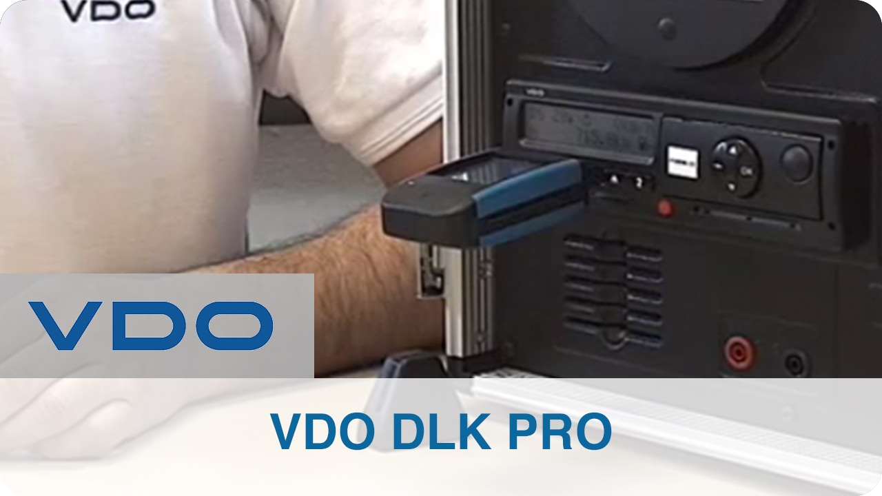 Descarga de datos de tac&oacute;grafos digitales con VDO DLK PRO | Consejos VDO