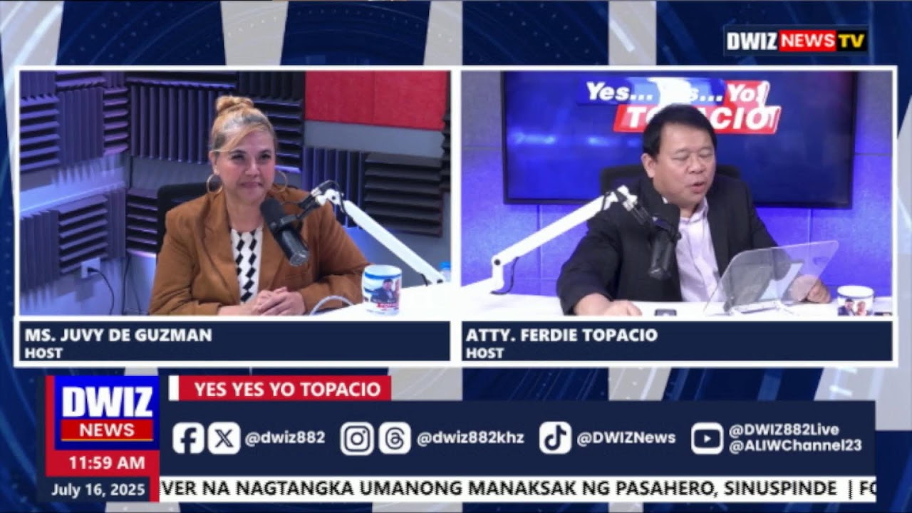 YES YES YO TOPACIO! | JULY 16, 2025